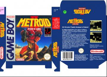 METROID 2 GAME BOY CAJA BOX PAL ESP